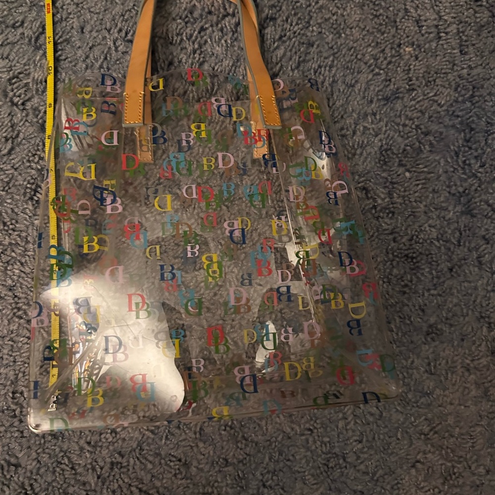 Dooney and Bourke clear plastic handbag - Picture 5 of 5